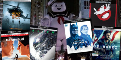 Top Father's Day 4K ideas include "Black Hawk Down," "Alien: 40th Anniversary Edition," "The Karate Kid: 35th Anniversary Edition," "Ghostbusters & Ghostbusters II: Anniversary Steelbook Edition," "Batman: 30th Anniversary Edition" and "13 Hours: The Secret Soldiers of Benghazi"