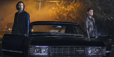 Sam (Jared Padalecki), and Dean Winchester (Jensen Ackles) and their favorite Chevy Impala star in Supernatural: The Complete Series," now available in the Blu-ray format from Warner Bros Home Entertainment.