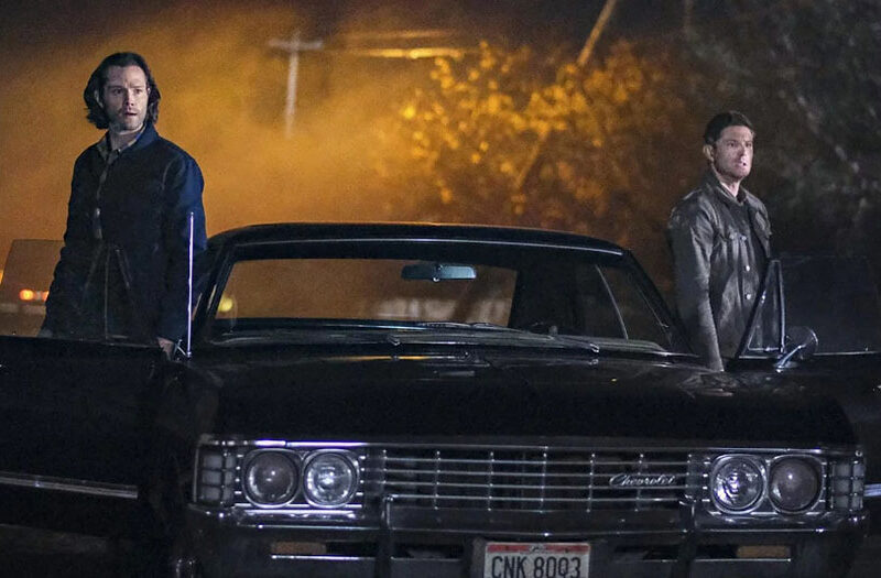 Sam (Jared Padalecki), and Dean Winchester (Jensen Ackles) and their favorite Chevy Impala star in Supernatural: The Complete Series," now available in the Blu-ray format from Warner Bros Home Entertainment.