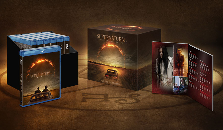 Supernatural: The Complete Series" is now available in the Blu-ray format from Warner Bros Home Entertainment.