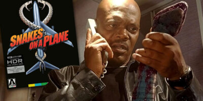 Samuel L. Jackson and a bunch of snakes star in "Snakes on a Plane: Limited Edition," now available in the 4K disc format from Arrow Video.