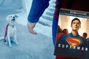 Krypto the Superdog stars in "Superman," now available in the 4K disc format from Warner Bros. Home Entertainment.