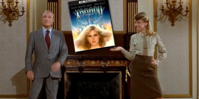 Gene Kelly and Olivia Newton-John in "Xanadu," now available in the 4K disc format Kino Lorber.