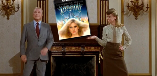 Gene Kelly and Olivia Newton-John in "Xanadu," now available in the 4K disc format Kino Lorber.