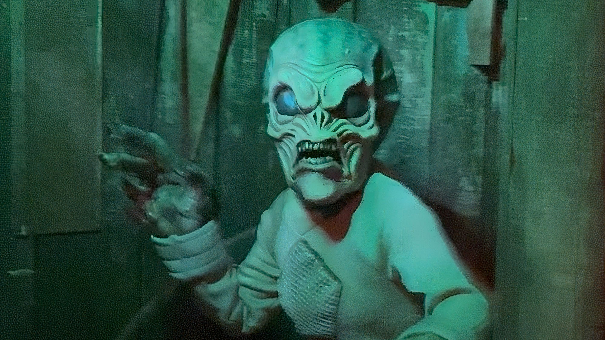 Scene from the Invasion: Alien Abduction house