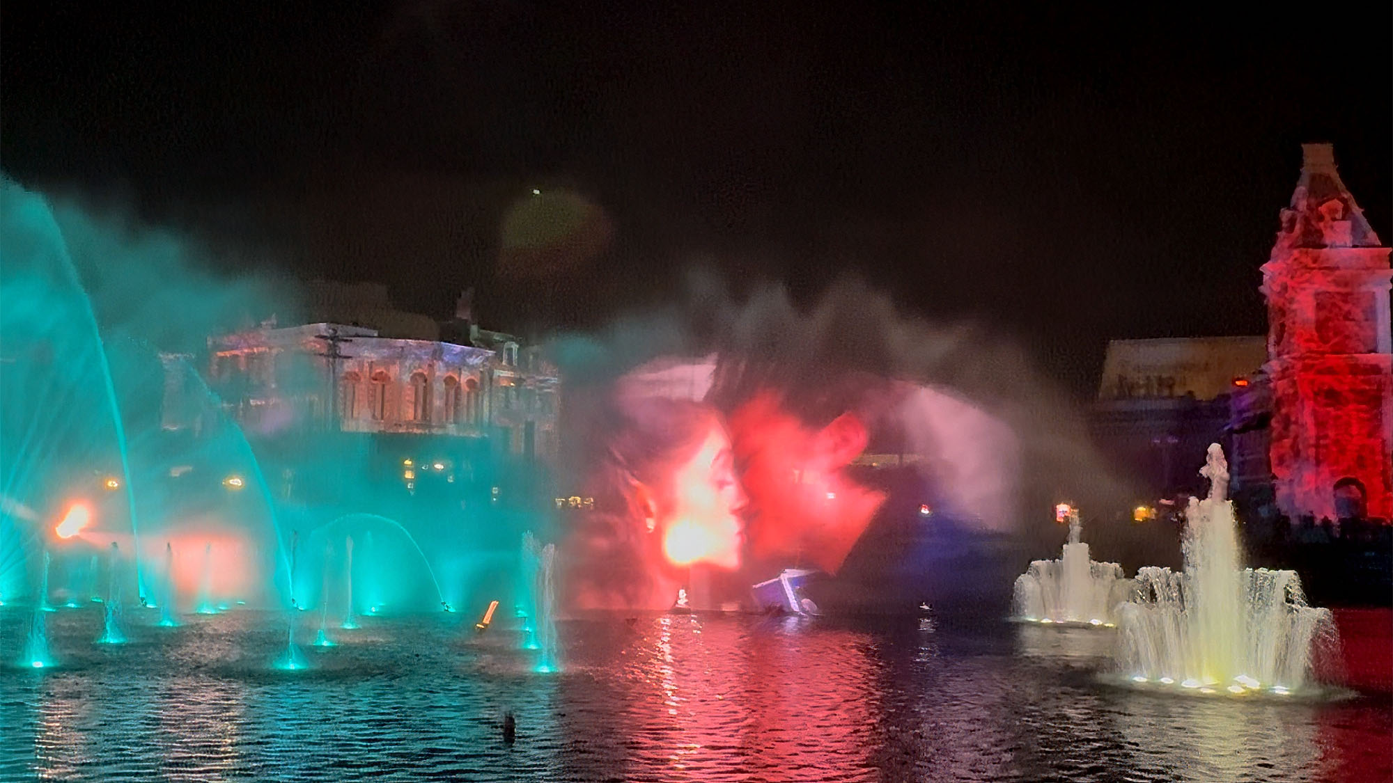 Stranger Things: Return to Hawkins show on the central lagoon